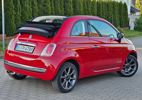 Fiat 500 cena 19900 przebieg: 127000, rok produkcji 2011 z Jaraczewo małe 277